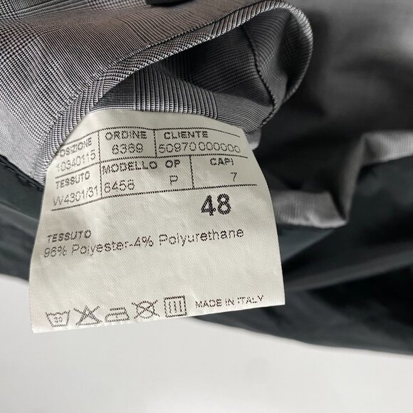 Canali Rain and Wind Tech Black Nylon Jacket - Picture 9 of 12